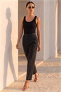 Black Petite Ankle Grazer Smart Stretch Trouser, Image 2 of 4