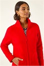 Red Reversible Fleece Zip Jacket, Image 4 of 6