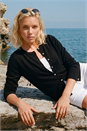 Black Petite Button Up Cardigan, Image 2 of 4