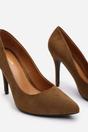 Khaki 'Leah' Toe Pumps High Heels, Image 4 of 5
