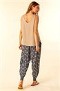 Stone Button Front Sleeveless Top, Image 3 of 4