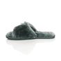 Grey AJVANI Grey Peep Toe Sandals Slippers, Image 3 of 6