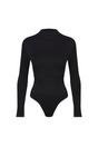 Black Turtle Neck Sculpting Bodysuit, Image 1 of 5