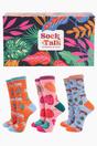 Multi Bamboo Socks Gift Set - Safari Animals, Image 1 of 5