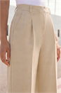 Stone Pleat Front Wide Leg Trouser, Image 4 of 4