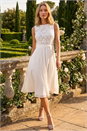 Ivory  Premium Beaded Midi Dress , Image 4 of 4