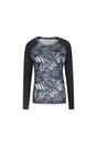 Grey Talus Printed Thermal Top, Image 1 of 3