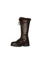 Brown Nola Lace Leather Country Boots, Image 4 of 4
