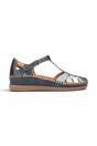 Blue Womens Soft Semi-Open Sandal-W8K-0705C1, Image 1 of 8