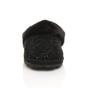Black AJVANI Black Glitter Knitted Mules Slippers, Image 5 of 5