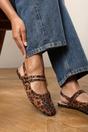 Multi Alena Double Strap Backless Mary Jane Flats, Image 1 of 7