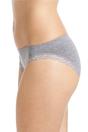 Grey Grey 2 Pack Seamless Soft Midi Briefs, Image 2 of 4
