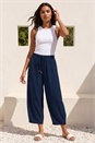 Navy Air Flow Barrel Trouser, Image 1 of 4