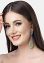 Blue Diva Collection Rain Drop Earrings, Image 4 of 5