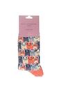 Pink Novelty Cat Bamboo Socks, Image 2 of 3
