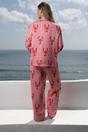Red The Night Store Red Lobster Pyjama Trouser Set, Image 4 of 7