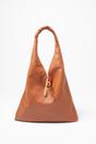 Tan Italian Leather Shoulder Bag, Image 1 of 2