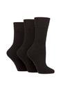 Black 3 Pack Wool Boot Socks Warm Cushioned Socks, Image 1 of 3