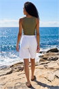 White Drawcord Detail Short, Image 3 of 4