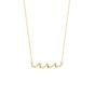 Gold Spero Gold Sterling Silver Wave Necklace, Image 1 of 1
