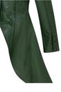 Green Goth Full Length Victorian Leather Coat, Image 6 of 6