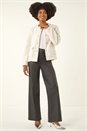 Ivory  Cosy Boucle Fleece Jacket, Image 2 of 5