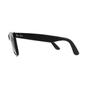 Black Rectangle Black Green Polarized Wayfarer 2140 Sunglasses, Image 3 of 3