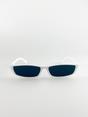 Black Retro Slim Cateye Sunglasses, Image 1 of 4