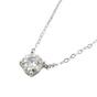 Silver Diamond Moissanite Crystal Sterling Silver Necklace, Image 1 of 2