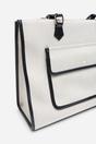 Black Henley Canvas Shoulder Tote Bag, Image 4 of 6