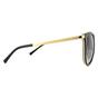 Black Cat Eye Black Gold Grey Gradient Sunglasses, Image 4 of 6