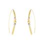 Rose Gold Spero Rose Gold Beaded Pull Through Sterling Silver Earrings, Image 1 of 1