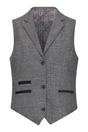 Grey Grey 3-Piece Prince of Wales Check Suit, Image 7 of 8