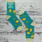 Green Novelty Funny Fruit Socks, Image 3 of 5