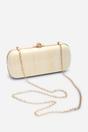 White Falcon Marble Finish Tassel Clutch Bag, Image 6 of 8