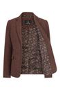 Rust Infinity Leather Rust Brown Herringbone Wool Tweed Check Blazer, Image 3 of 5