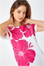 PINK Floral Print Stretch T-Shirt, Image 5 of 5