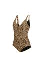 Multi Baylenne Leopard One Piece Swimsuit, Image 3 of 3