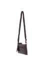 Dark Brown Genuine Leather Crossbody Bag, Image 4 of 6
