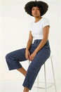 Midnight Blue Check Culottes, Image 2 of 5