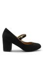 Black 'Araceli' Block Heel Mary Jane Pumps, Image 2 of 3