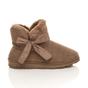 Mocha AJVANI Mocha Faux Fur Lined Ankle Boots Slippers, Image 2 of 6