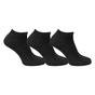 Black 3 Pack Wo 100% Cotton Trainer Socks, Image 3 of 5