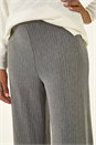 Charcoal Pinstripe Jersey Stretch Trousers, Image 5 of 5