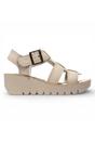 White Womens Comfort Wedge Sandals -YUDD236FLY, Image 1 of 4