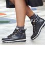 Blue Women’s Ankle Trainers Boots-W3W-8564, Image 6 of 8