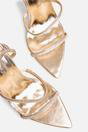 Gold Public Desire Gold Seductive Pointed Toe Stiletto Heels, Image 4 of 4