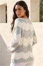 Ivory  Wave Chevron Knit Jumper , Image 3 of 4