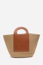 Natural Where's That From Natural Terra Raffia Basket Bag, Image 1 of 4