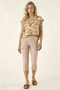 Stone Cropped Cargo Stretch Trouser, Image 1 of 5